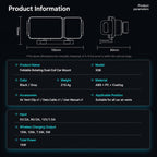 X06 Foldable Screen 15W Wireless Charger Rotating Navigation Bracket, Bat Bracket, Grey Bracket + Tripod, Black Bracket + Tripod, Black Bracket + Suction Cup, Only Black Bracket, Grey Bracket + Suction Cup, Only Grey Bracket