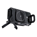 A03 Car Single Coil 15W Wireless Charger Rotating Navigation Bracket, A03 (Black)