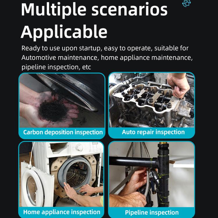 AN112T Type-C, Micro USB and 8 Pin IP67 8LEDs 5.5mm Industry Digital Endoscope, 1m Flexible Cable, 2m Flexible Cable, 3.5m Flexible Cable, 5m Flexible Cable, 10m Flexible Cable, 1m Hard Cable, 2m Hard Cable, 3.5m Hard Cable, 5m Hard Cable, 10m Hard Cable