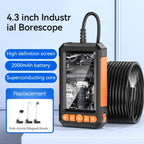 C43 4.3 inch IPS HD Screen 8mm Industry Digital Endoscope, 1m Hard Cable Single-lens, 5m Hard Cable Single-lens, 10m Hard Cable Single-lens, 1m Hard Cable Dual-lens, 5m Hard Cable Dual-lens, 10m Hard Cable Dual-lens