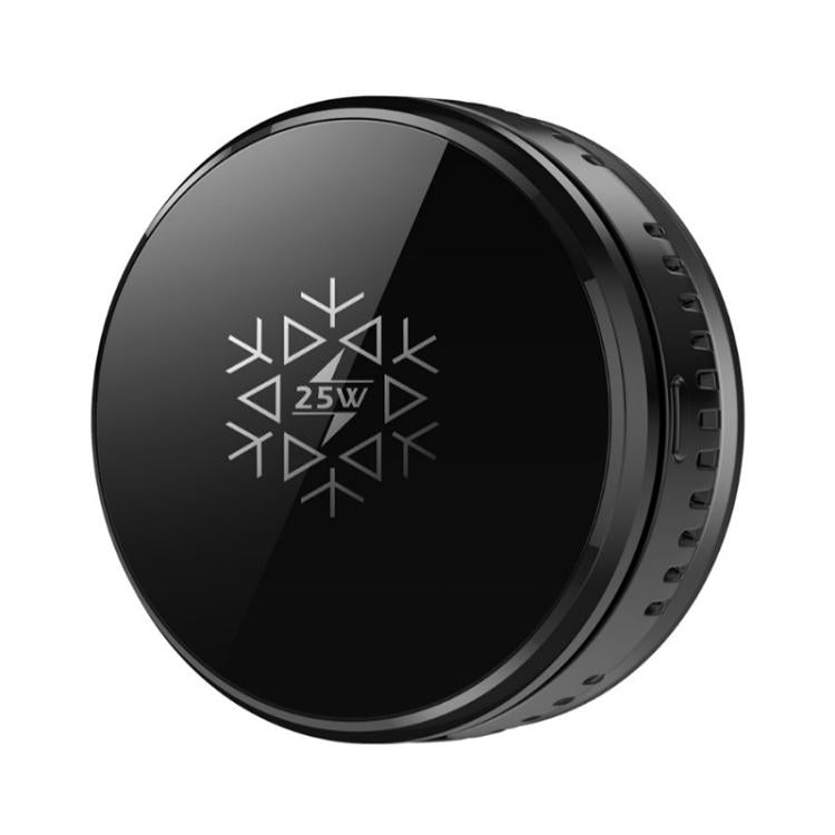 S35 Magnetic Cooling 25W Wireless Fast Charger Car Air Outlet Holder