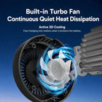 S35 Magnetic Cooling 25W Wireless Fast Charger Car Air Outlet Holder