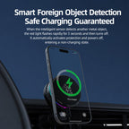 S35 Magnetic Cooling 25W Wireless Fast Charger Car Air Outlet Holder