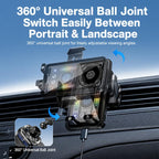 A1 Magnetic Cooling 15W Wireless Fast Charger Car Air Outlet Holder, Bracket + Air Vent Clip + Suction Cup, Bracket