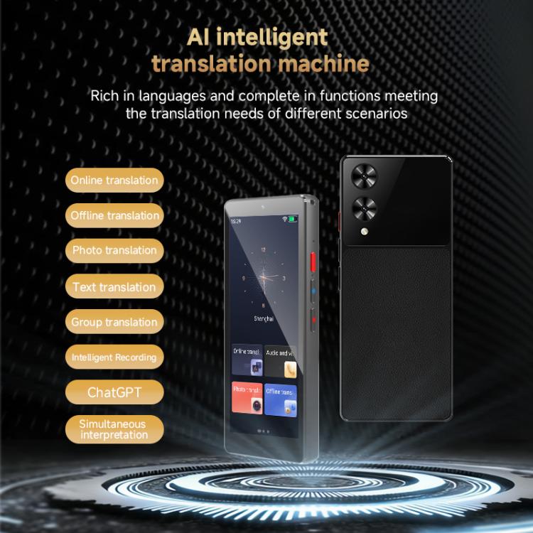 S20 Pro 5 inch Screen AI Intelligent Translator Portable Language Translation Device