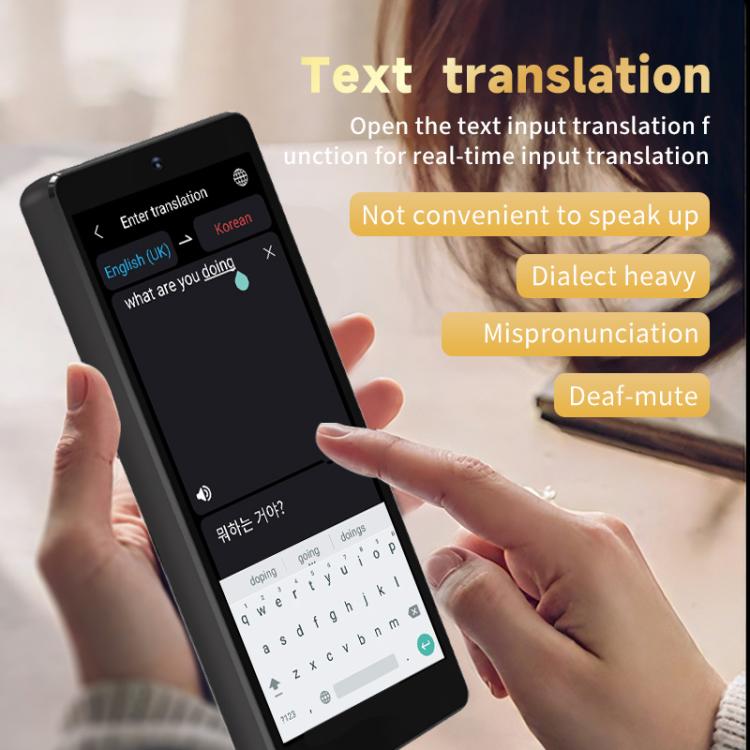 S20 Pro 5 inch Screen AI Intelligent Translator Portable Language Translation Device