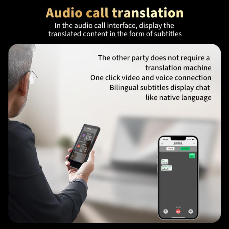 S20 Pro 5 inch Screen AI Intelligent Translator Portable Language Translation Device