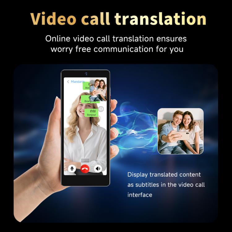 S20 Pro 5 inch Screen AI Intelligent Translator Portable Language Translation Device