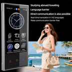 V2 4.04 inch Screen Portable AI Smart Translator Support 142 Online Languages, V2