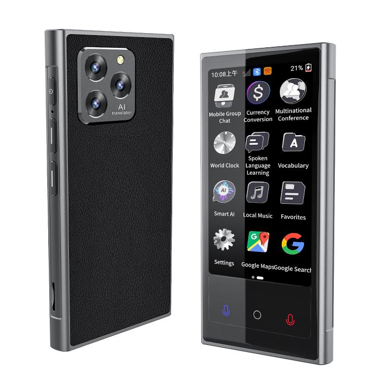 V2 4.04 inch Screen Portable AI Smart Translator Support 142 Online Languages, V2