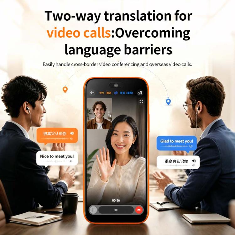 F80 Pro 4.7 inch Portable Audio and Video Calling AI Smart Translator