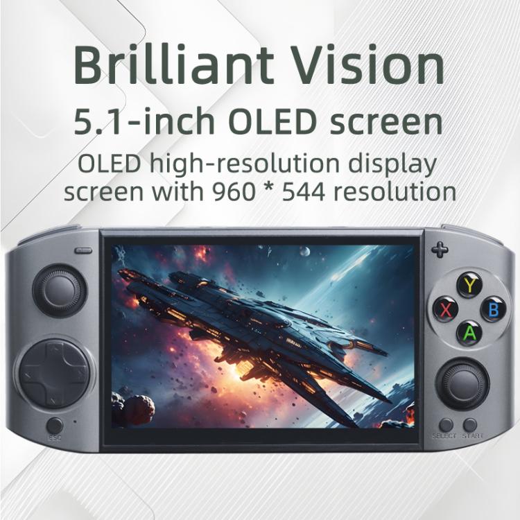 09 Ultra 5.1-inch HD OLED Handheld Game Console Supports Two-Player Battles, 64G, 128G
