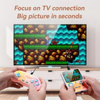 G6 3.5 Inch Screen Handheld Game Console Video Gaming Machine for Kids, Single, Double