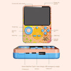 G6 3.5 Inch Screen Handheld Game Console Video Gaming Machine for Kids, Single, Double