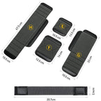 Multifunctional Camera Bag Divider Polyester Lens DIY Liner Separator Pad, E Grey, F Grey 1, G Grey 2, H Grey 3, Grey 4