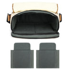 Contrast Color Crossbody Shoulder DSLR Camera Bag, 20 x 18 x 10cm S, 26 x 24 x 11cm L