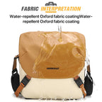 Contrast Color Crossbody Shoulder DSLR Camera Bag, 20 x 18 x 10cm S, 26 x 24 x 11cm L