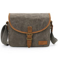Canvas DSLR Camera Messenger Bag Shockproof Large Capacity Bag, 27 x 20 x 13cm