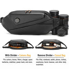 Camera Sling Chest Bag Multifunction Photography Shoulder Bag, 30 x 9.5 x 17cm
