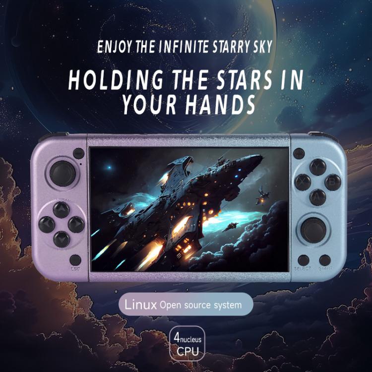 G50V 5-inch True-color Handheld Game Console Supports 19+ Emulators, 64G