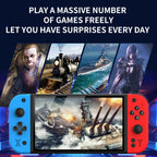 G90 7-inch IPS HD Handheld Game Console Supports 30+ Emulators, 64G