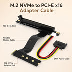 M2 NVME SSD To PCI-E 16X Adapter Cable