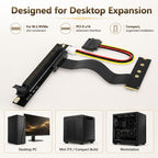 M2 NVME SSD To PCI-E 16X Adapter Cable