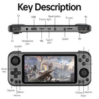 RG3566 5-inch IPS HD Touch Screen Android OS Open Source Handheld Game Console, 64G