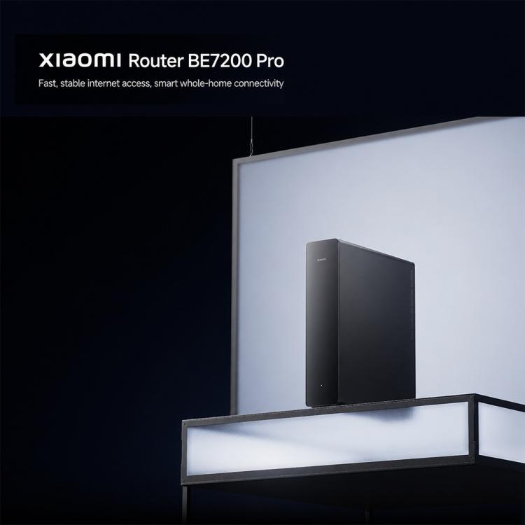 Xiaomi Router BE7200 Pro WiFi 7 AI Hub 2.5G Port Dual Band, US Plug, BE7200 Pro