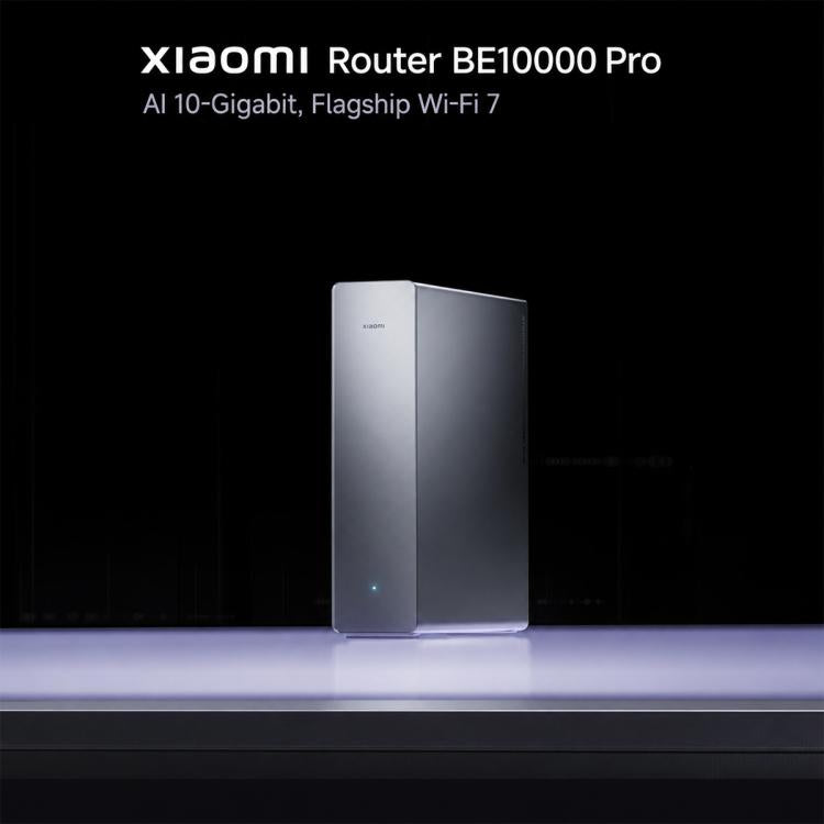 Xiaomi Router BE10000 Pro WiFi 7 AI Hub 10GE x 2, 2.5G x 4, US Plug, BE10000 Pro