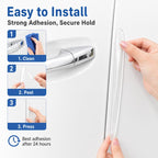 4pcs / Set Invisible Car Door Bumper Guard Anti-collision Protector Strip Sticker