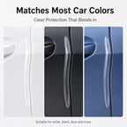 4pcs / Set Invisible Car Door Bumper Guard Anti-collision Protector Strip Sticker