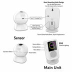 XY-501 Rechargeable Magnetic Sensor Split Welcome Doorbell, XY-501