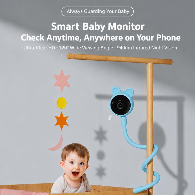C11 2MP Wireless Wi-Fi Baby Monitor Care Camera, EU Plug, AU Plug, US Plug, UK Plug