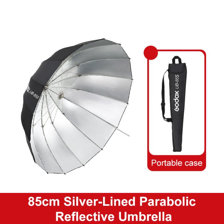 Godox Photography Studio Reflector Diffuser, UB-85S Black Silver Umbrella, UB-85S Black Silver Umbrella with Softbox, UB-105S Black Silver Umbrella, UB-105S Black Silver Umbrella with Softbox, UB-130S Black Silver Umbrella                              ...