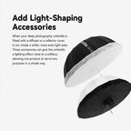 Godox Photography Studio Reflector Diffuser, UB-85S Black Silver Umbrella, UB-85S Black Silver Umbrella with Softbox, UB-105S Black Silver Umbrella, UB-105S Black Silver Umbrella with Softbox, UB-130S Black Silver Umbrella                              ...