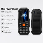W2022 Rugged Phone, 1.77 inch, SC6531DA, Network: 2G, Dual SIM, BT, Torch
