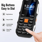 W2022 Rugged Phone, 1.77 inch, SC6531DA, Network: 2G, Dual SIM, BT, Torch