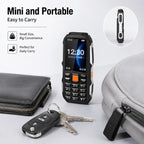 W2022 Rugged Phone, 1.77 inch, SC6531DA, Network: 2G, Dual SIM, BT, Torch