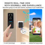 1MP HD Graffiti Smart Video Doorbell Camera Support PIR Motion Detection and Two-way Audio