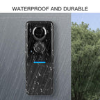 1MP HD Graffiti Smart Video Doorbell Camera Support PIR Motion Detection and Two-way Audio