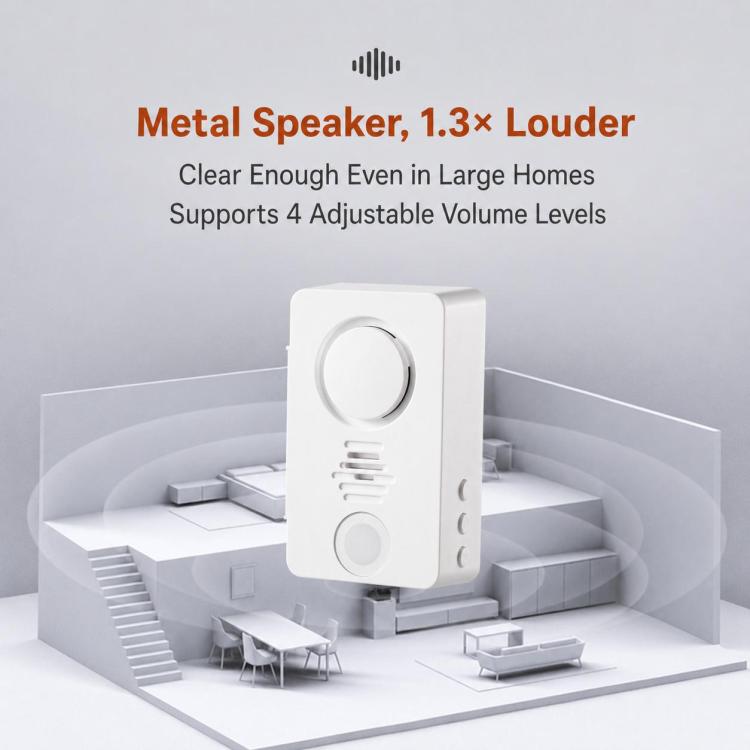 XY-805 Adjustable Volume Wireless Waterproof Doorbell Elderly Call Device, 1 Transmitter + 1 Receiver, 1 Transmitter + 2 Receiver, 2 Transmitter + 1 Receiver