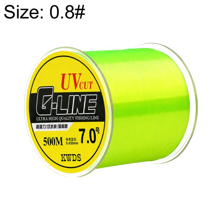 500m High Strength Nylon Monofilament Fishing Main Line, 0.8#, 1.0#, 1.2#, 1.5#, 2.0#, 2.5#, 3.0#, 3.5#, 4.0#