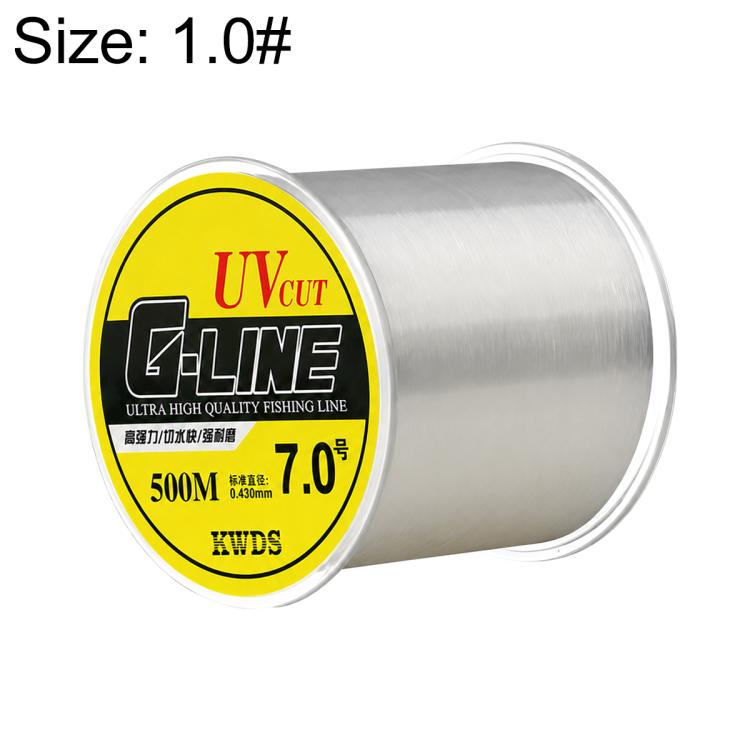 500m High Strength Nylon Monofilament Fishing Main Line, 0.8#, 1.0#, 1.2#, 1.5#, 2.0#, 2.5#, 3.0#, 3.5#, 4.0#