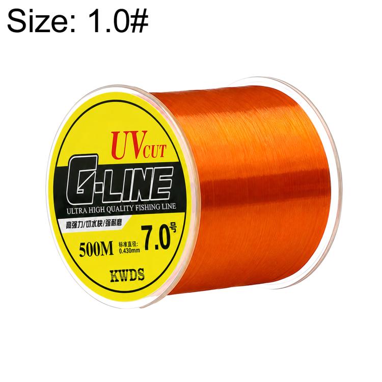 500m High Strength Nylon Monofilament Fishing Main Line, 0.8#, 1.0#, 1.2#, 1.5#, 2.0#, 2.5#, 3.0#, 3.5#, 4.0#