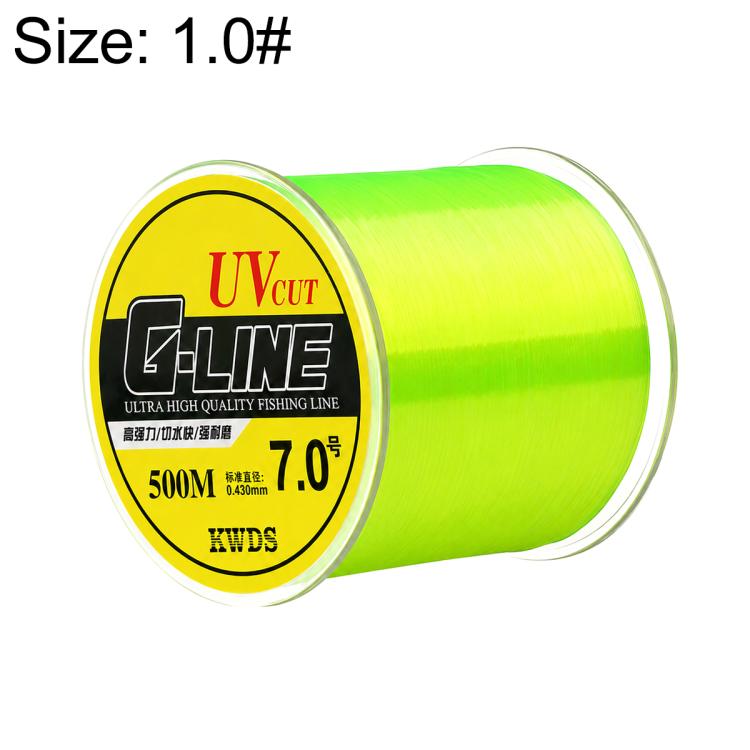 500m High Strength Nylon Monofilament Fishing Main Line, 0.8#, 1.0#, 1.2#, 1.5#, 2.0#, 2.5#, 3.0#, 3.5#, 4.0#