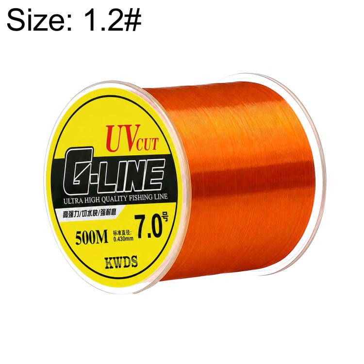 500m High Strength Nylon Monofilament Fishing Main Line, 0.8#, 1.0#, 1.2#, 1.5#, 2.0#, 2.5#, 3.0#, 3.5#, 4.0#