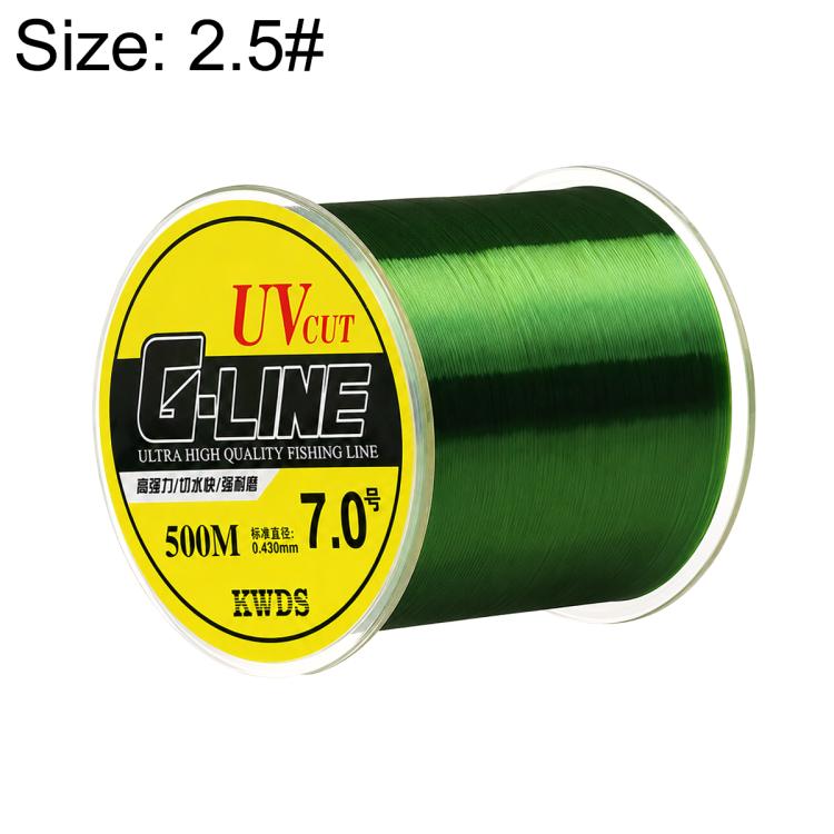 500m High Strength Nylon Monofilament Fishing Main Line, 0.8#, 1.0#, 1.2#, 1.5#, 2.0#, 2.5#, 3.0#, 3.5#, 4.0#