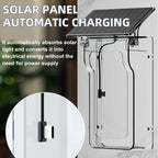 1MP HD Graffiti Smart Video Doorbell Camera With Solar Panel Charging Rain Cover