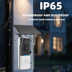 HC-002 Outdoor Solar Panel Charging Rain Cover Suitable For 013D Video Doorbell